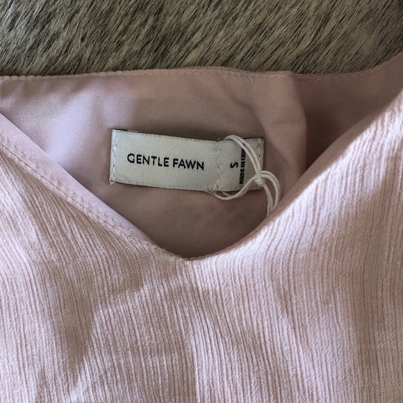 Gentle Fawn Top, pale dusty pink, lined crepe rayon size S NWOT - Picture 5 of 10